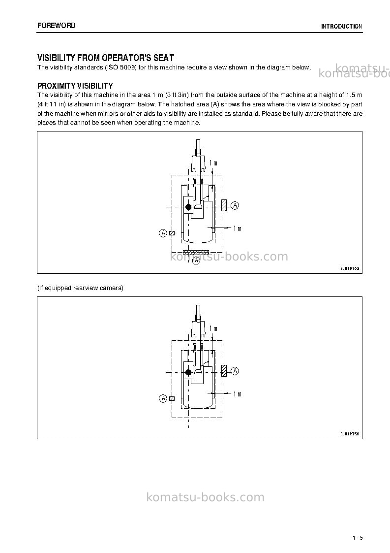 Komatsu pc400-8jpn-r, work equipment grease 100h Operation manual cover Page 6 Komatsu pc400-8jpn-r, work equipment grease 100h Operation manual cover Page 6