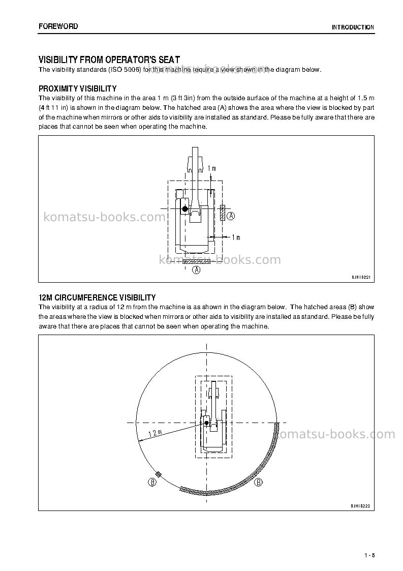Komatsu pc800lc-8jpn-r Operation manual cover Page 6 Komatsu pc800lc-8jpn-r Operation manual cover Page 6
