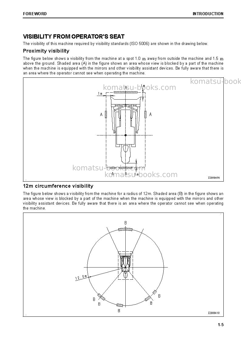 Komatsu d155ax-8jpn Operation manual cover Page 6 Komatsu d155ax-8jpn Operation manual cover Page 6