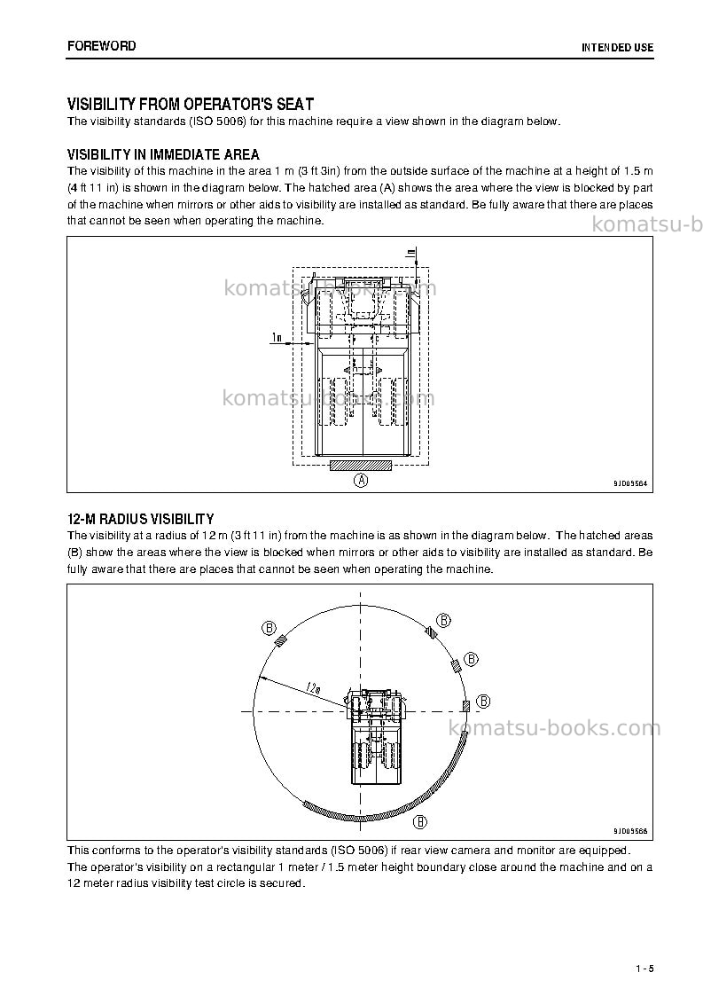 Komatsu hd465-7jpn-r, -40c degree Operation manual cover Page 6 Komatsu hd465-7jpn-r, -40c degree Operation manual cover Page 6