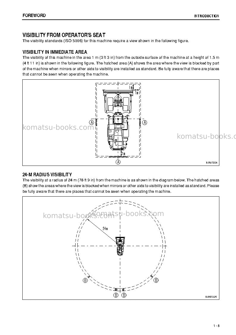 Komatsu wd600-6jpn-r Operation manual cover Page 6 Komatsu wd600-6jpn-r Operation manual cover Page 6