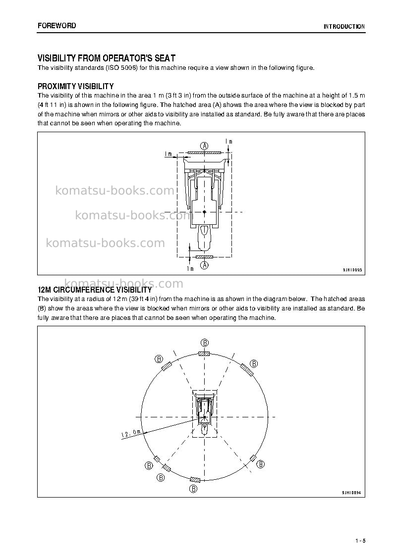 Komatsu d155ax-6jpn-for pso Operation manual cover Page 6 Komatsu d155ax-6jpn-for pso Operation manual cover Page 6