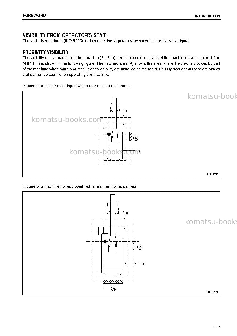 Komatsu pc600-8jpn-e0, all safety labels are pictorial Operation manual cover Page 6