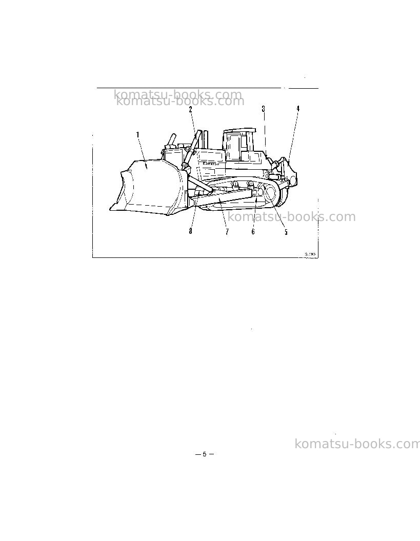 Komatsu d475a-2jpn Operation manual cover Page 6 Komatsu d475a-2jpn Operation manual cover Page 6