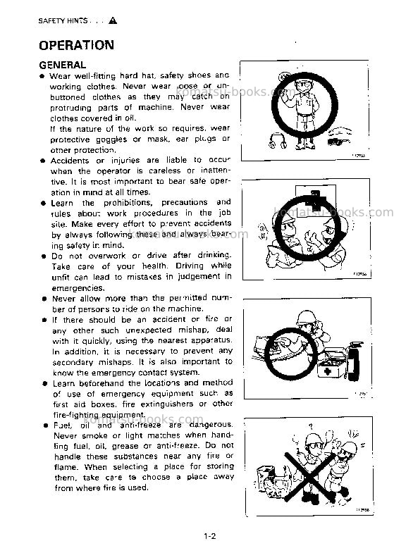Komatsu hd325-6jpn Operation manual cover Page 6
