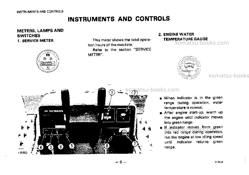 Komatsu d21ag-6jpn Operation manual cover Page 6 Komatsu d21ag-6jpn Operation manual cover Page 6