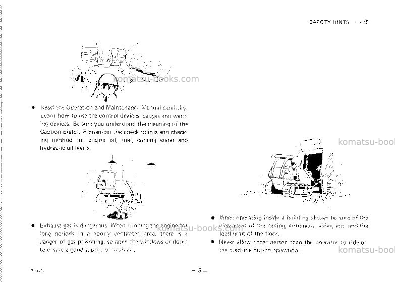 Komatsu d85a-18jpn Operation manual cover Page 6 Komatsu d85a-18jpn Operation manual cover Page 6