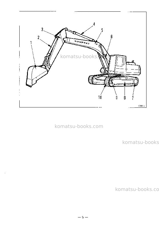 Komatsu pc300-5jpn-custom Operation manual cover Page 6 Komatsu pc300-5jpn-custom Operation manual cover Page 6