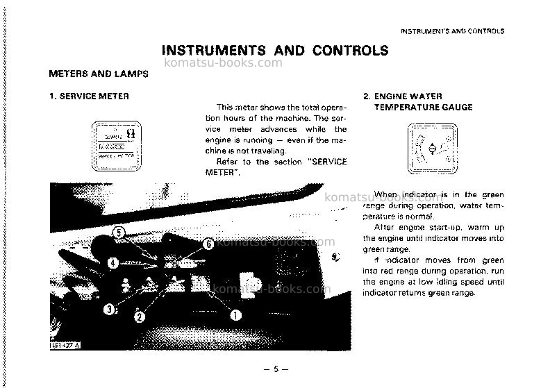 Komatsu pc50uu-1jpn Operation manual cover Page 6 Komatsu pc50uu-1jpn Operation manual cover Page 6