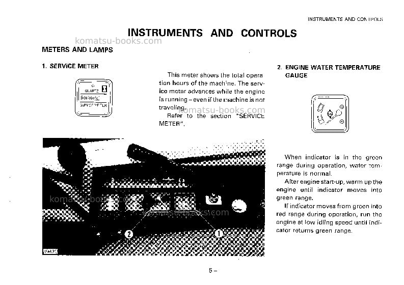 Komatsu pc75uu-1jpn Operation manual cover Page 6 Komatsu pc75uu-1jpn Operation manual cover Page 6