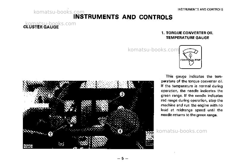 Komatsu wa600-1jpn-c spec Operation manual cover Page 6 Komatsu wa600-1jpn-c spec Operation manual cover Page 6