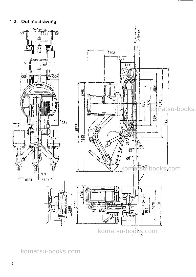 Komatsu pc75uut-2jpn Operation manual cover Page 6 Komatsu pc75uut-2jpn Operation manual cover Page 6
