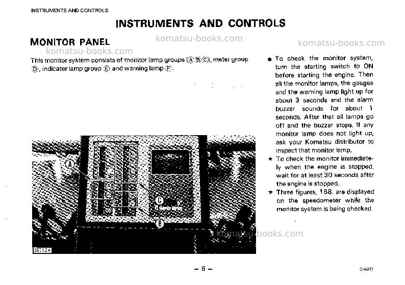 Komatsu gd515a-1jpn Operation manual cover Page 6 Komatsu gd515a-1jpn Operation manual cover Page 6