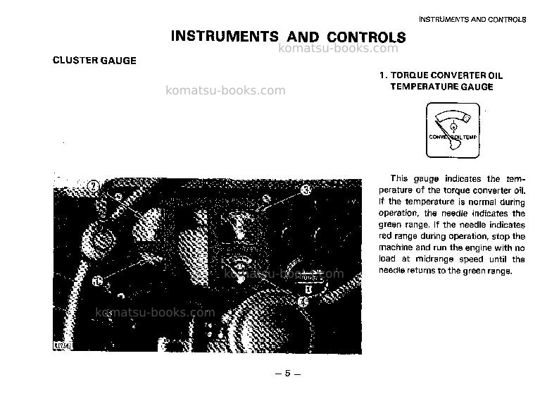 Komatsu wa420-1jpn-c spec Operation manual cover Page 6 Komatsu wa420-1jpn-c spec Operation manual cover Page 6