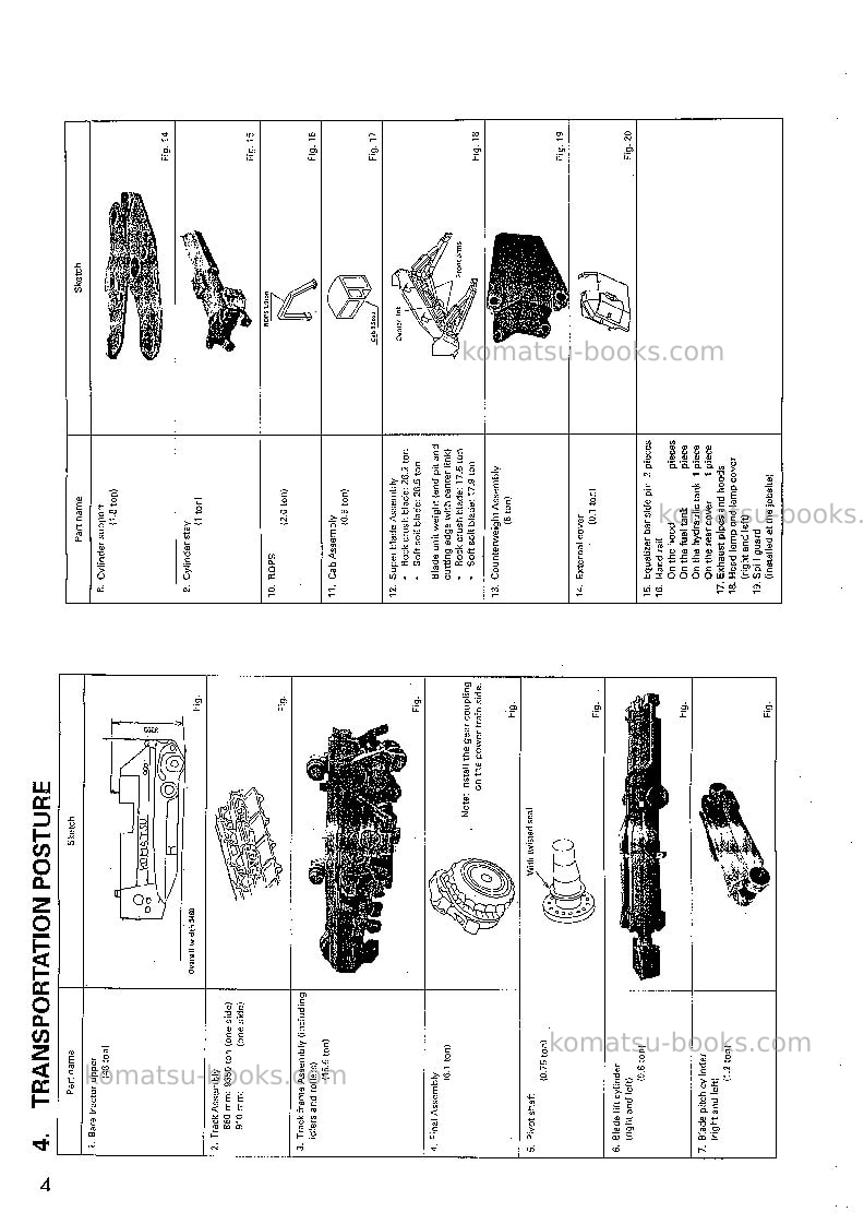 Komatsu d575a-2jpn-super dozer Field assembly manual cover Page 6 Komatsu d575a-2jpn-super dozer Field assembly manual cover Page 6