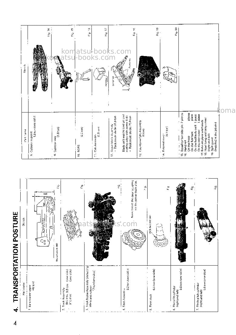 Komatsu d575a-3jpn Field assembly manual cover Page 6