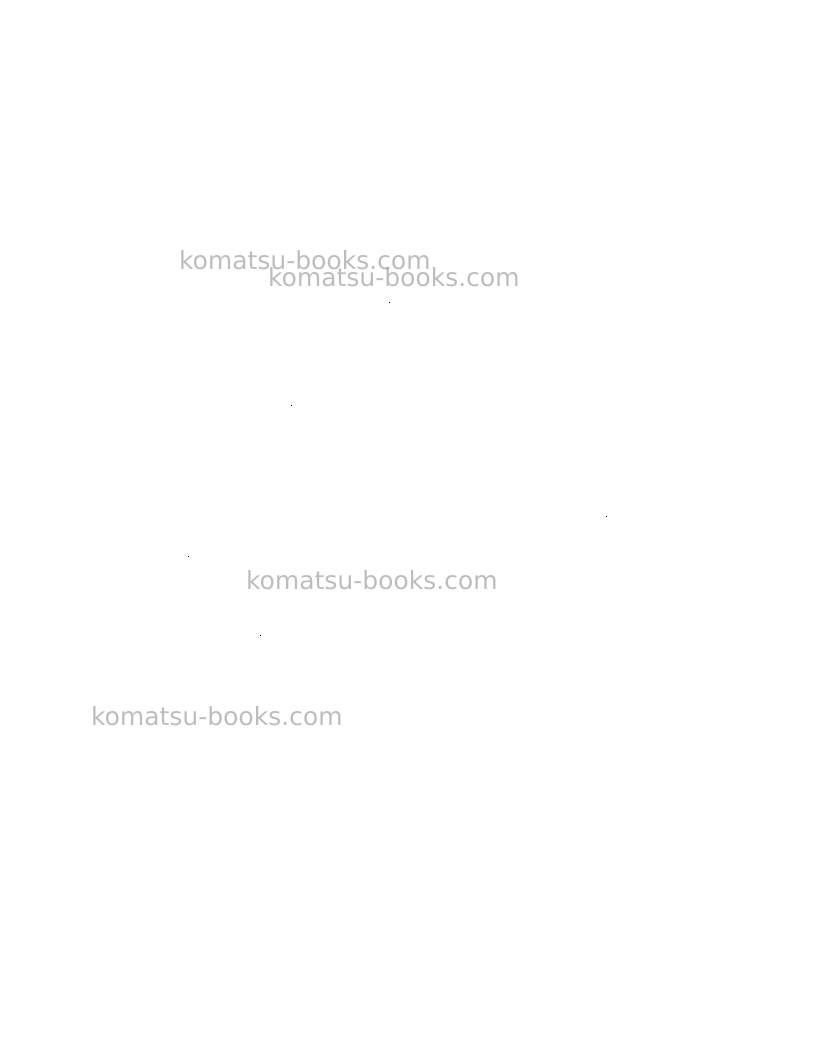 Komatsu d85e-21jpn Repair & maintenance cover Page 6 Komatsu d85e-21jpn Repair & maintenance cover Page 6