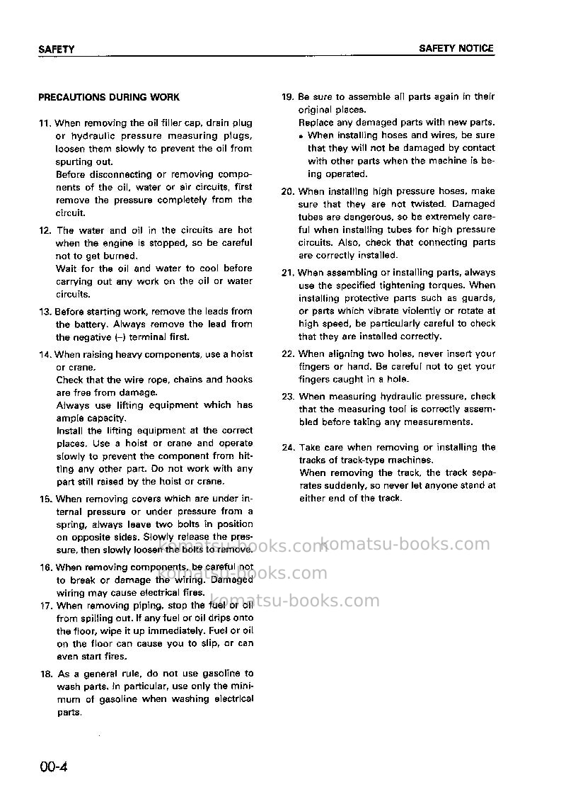 Komatsu sa12v170-1jpn-for ksp Repair & maintenance cover Page 6