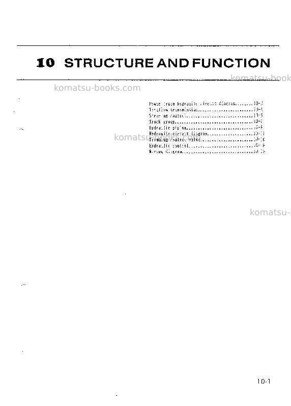 Komatsu d85a-21jpn-b Repair & maintenance cover Page 6