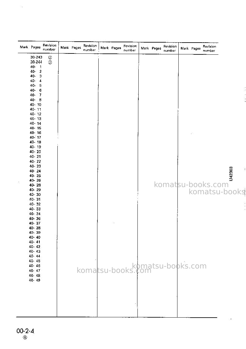 Komatsu wa380-3jpn Repair & maintenance cover Page 6