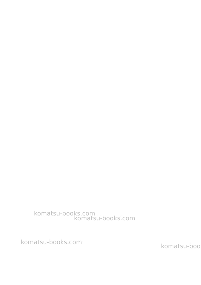 Komatsu sa6d140-2jpn Repair & maintenance cover Page 6 Komatsu sa6d140-2jpn Repair & maintenance cover Page 6