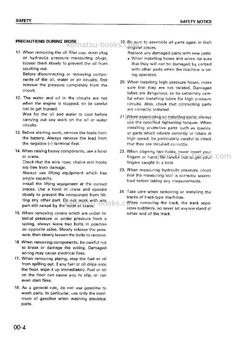 Komatsu wa120-3jpn-for indonesia Repair & maintenance cover Page 6