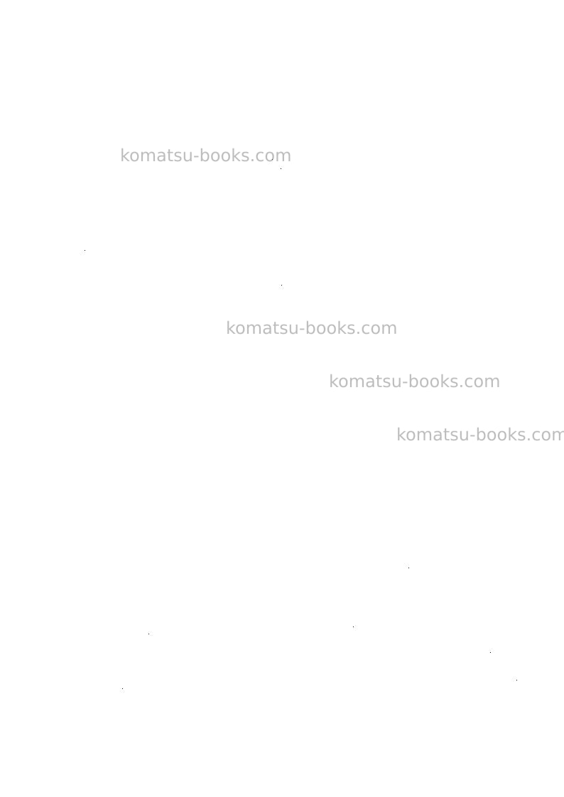 Komatsu d355a-5jpn Repair & maintenance cover Page 6