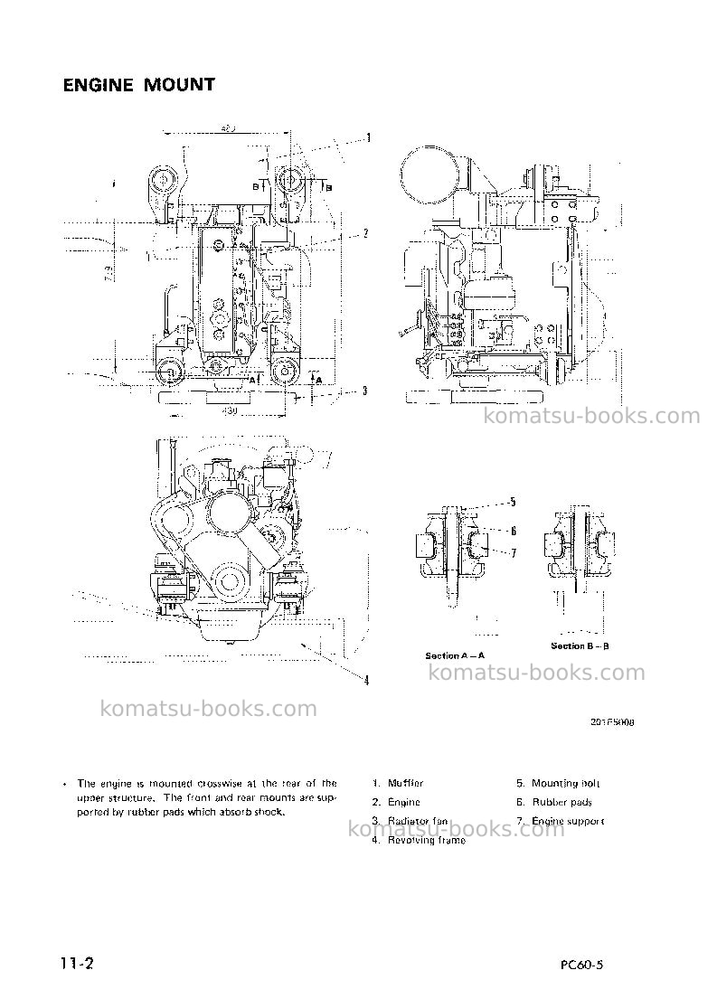Komatsu pc60l-5jpn Repair & maintenance cover Page 6