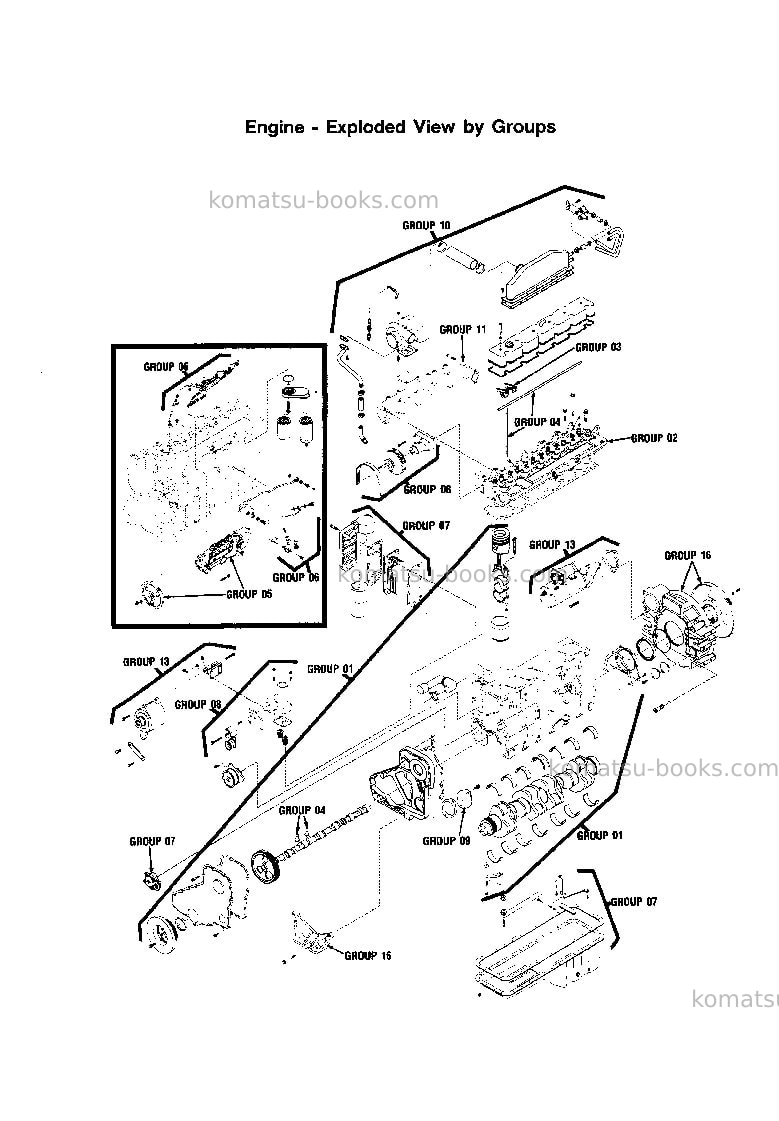 Komatsu saa6d114-1jpn Repair & maintenance cover Page 6