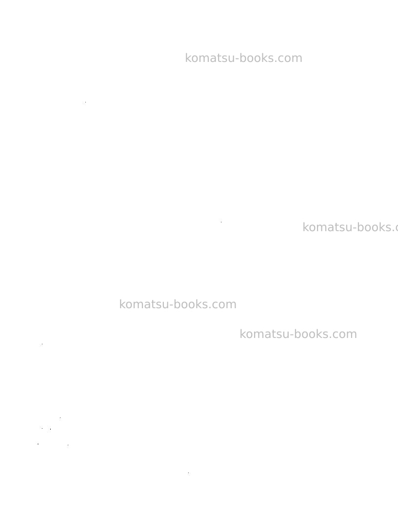Komatsu pc300-2jpn Repair & maintenance cover Page 6