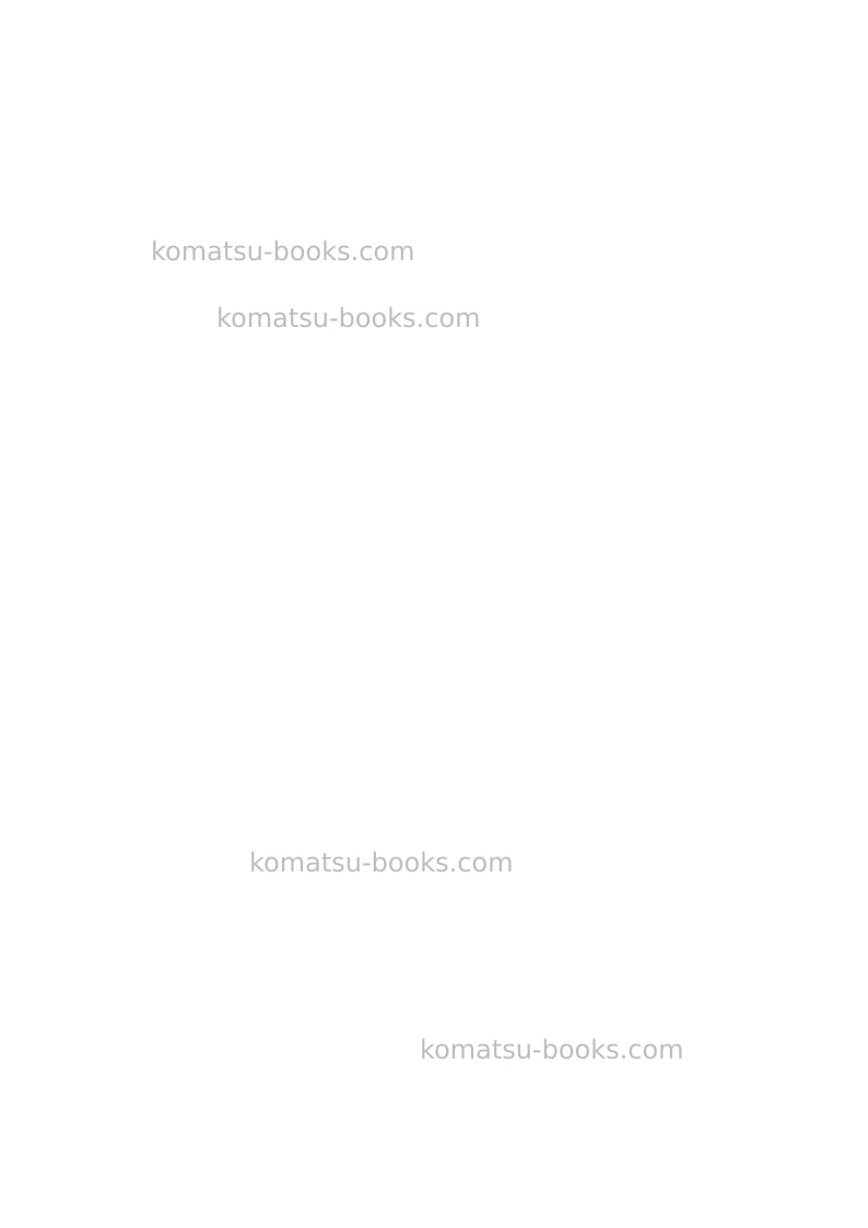 Komatsu gd555-3jpn-for n. america Repair & maintenance cover Page 6