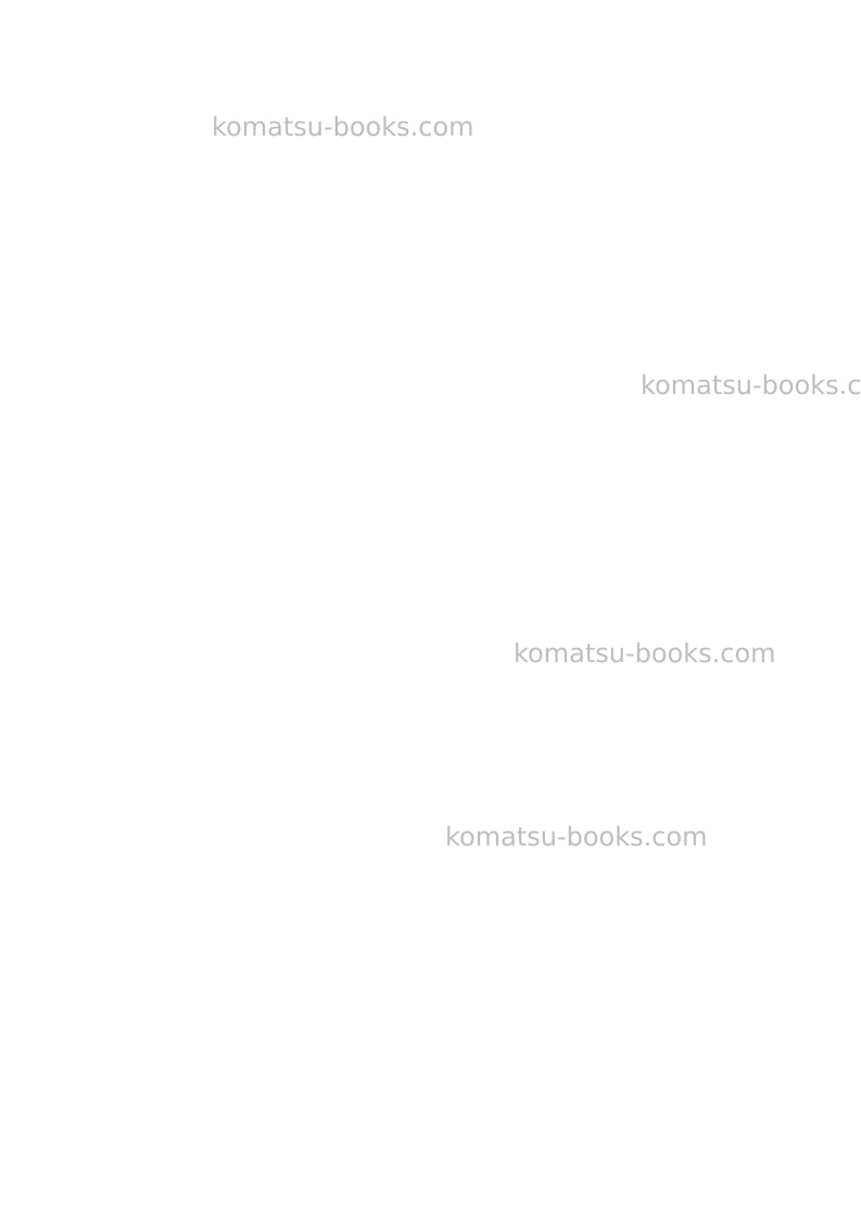 Komatsu wf650t-3jpn Repair & maintenance cover Page 6