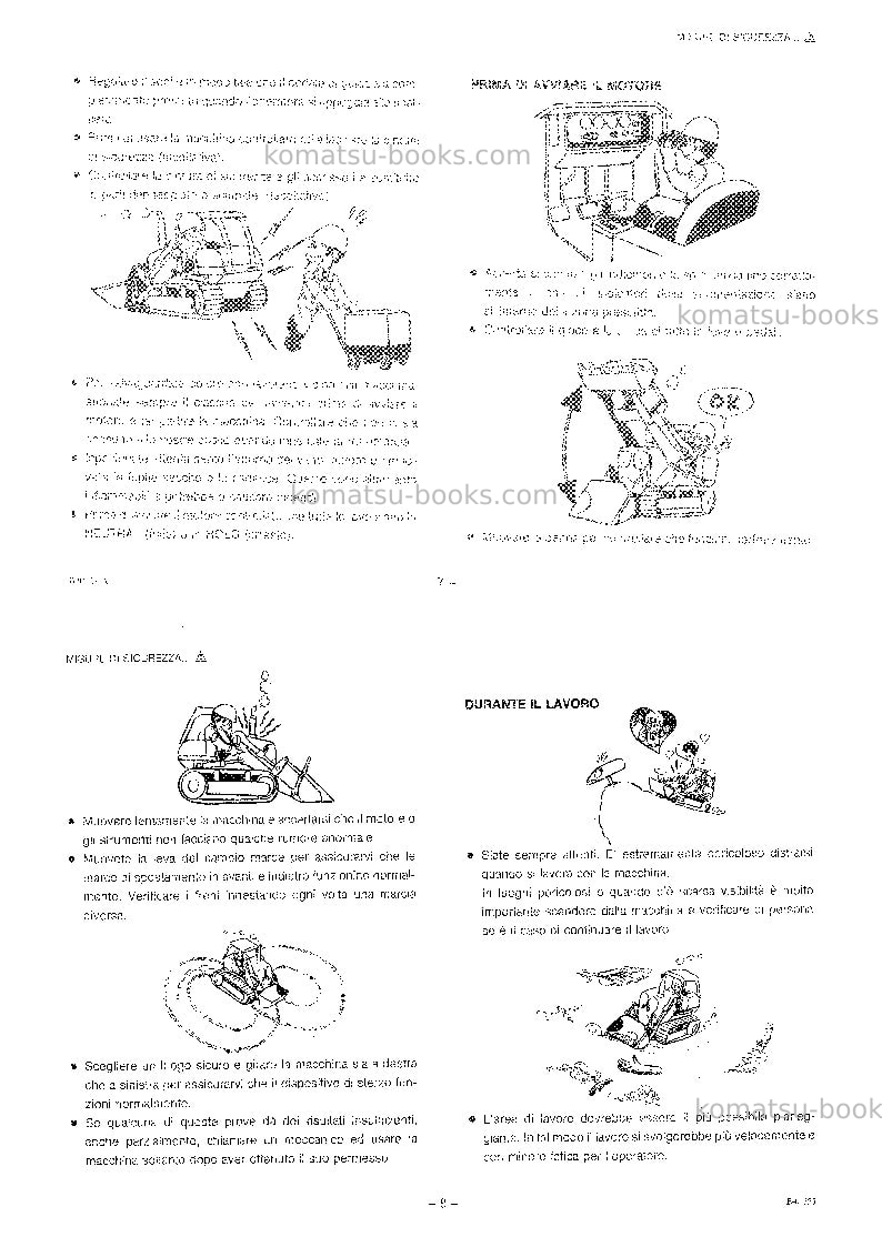 Komatsu d41s-3jpn Manuale operativo copertina Pagina 6