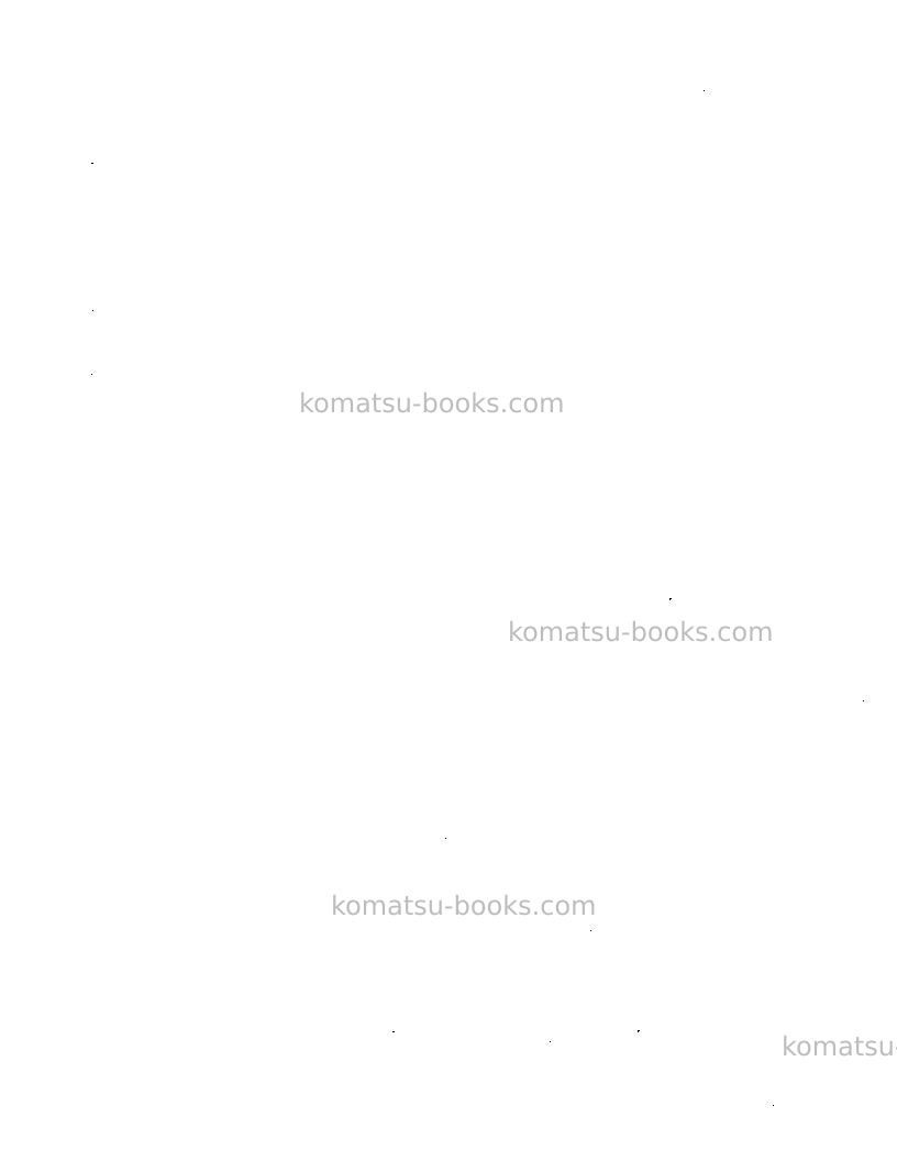 Komatsu 555 Repair & maintenance cover Page 6