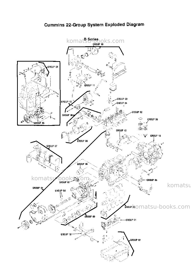 Komatsu cummins-bdeu Repair & maintenance cover Page 6 Komatsu cummins-bdeu Repair & maintenance cover Page 6