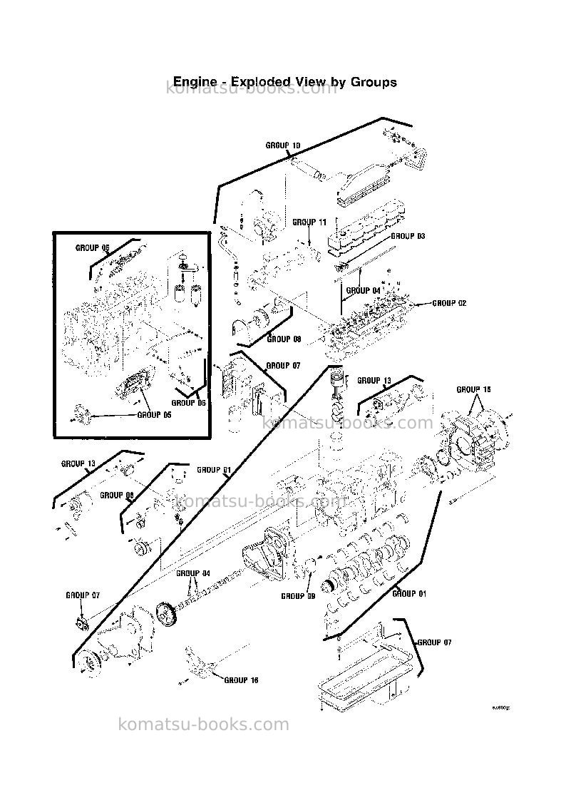 Komatsu cummins-cdeu Repair & maintenance cover Page 6