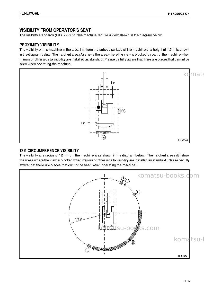 Komatsu pc600lc-8jpn Operation manual cover Page 6 Komatsu pc600lc-8jpn Operation manual cover Page 6