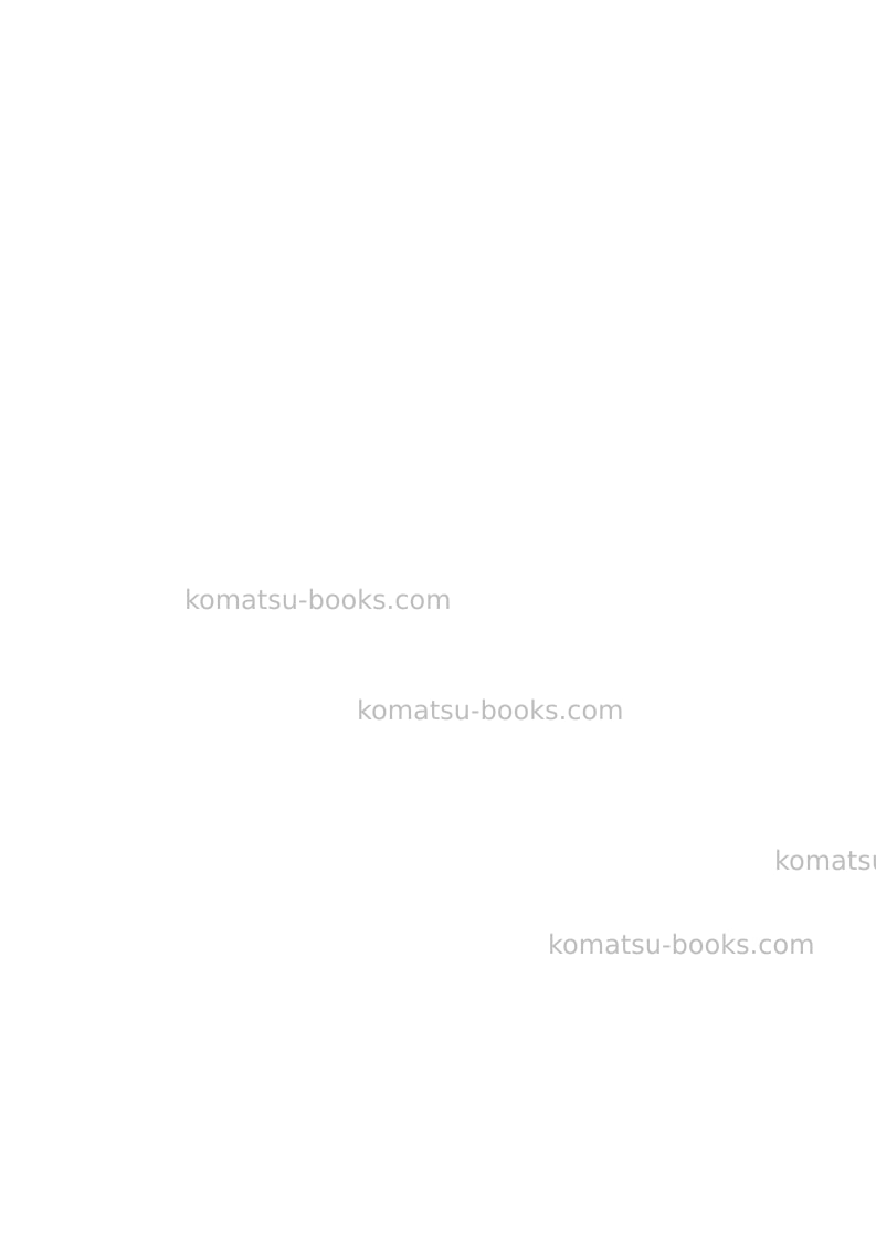 Komatsu wa150-5jpn-for canopy Operation manual cover Page 6 Komatsu wa150-5jpn-for canopy Operation manual cover Page 6