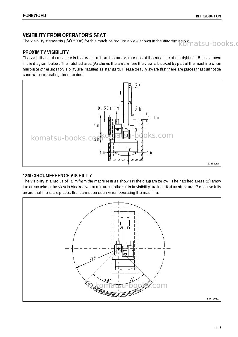 Komatsu pc2000-8jpn--30c degree Operation manual cover Page 6 Komatsu pc2000-8jpn--30c degree Operation manual cover Page 6