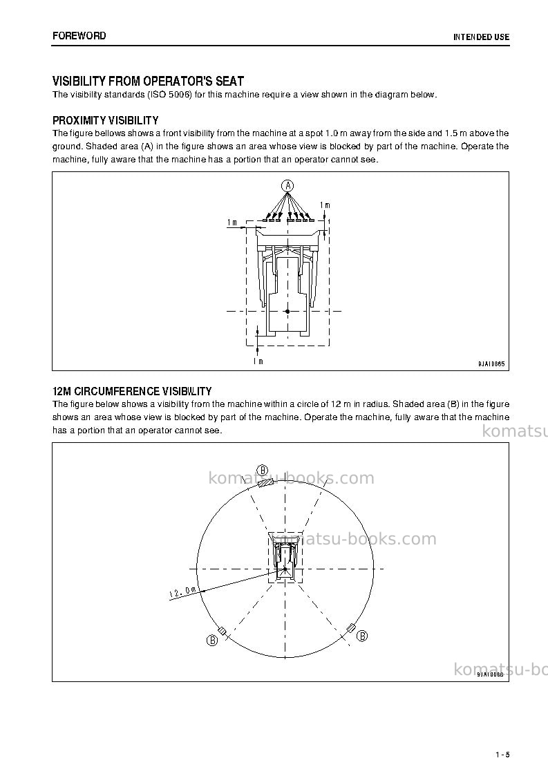 Komatsu d65px-16jpn Operation manual cover Page 6 Komatsu d65px-16jpn Operation manual cover Page 6
