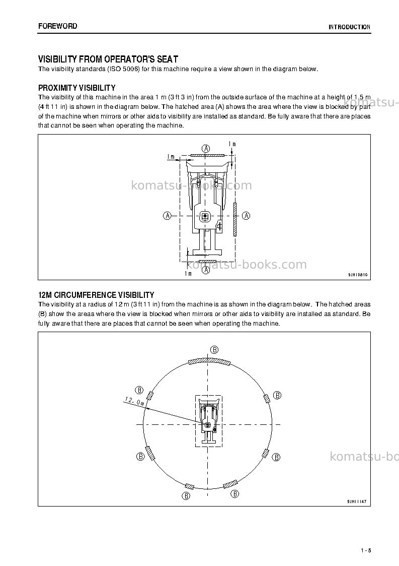 Komatsu d375a-6jpn-r Operation manual cover Page 6 Komatsu d375a-6jpn-r Operation manual cover Page 6