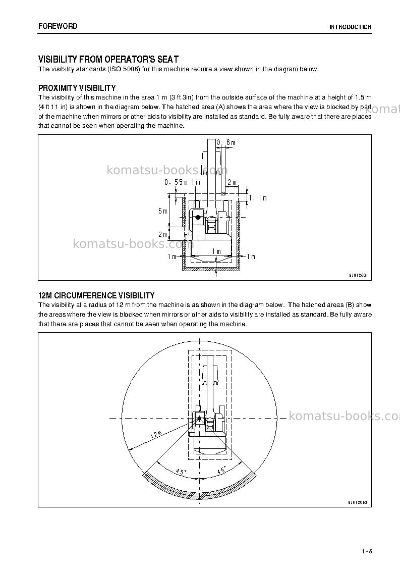 Komatsu pc2000-8jpn Operation manual cover Page 6 Komatsu pc2000-8jpn Operation manual cover Page 6