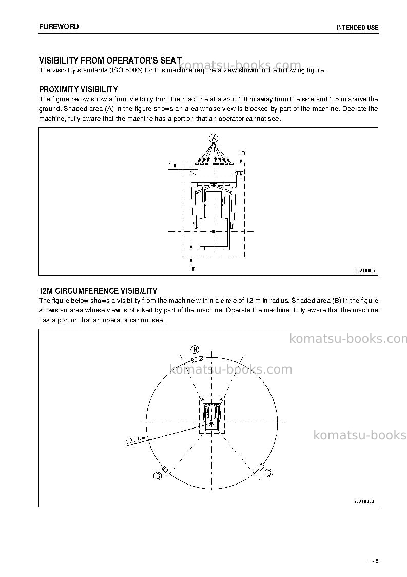 Komatsu d65wx-16jpn Operation manual cover Page 6 Komatsu d65wx-16jpn Operation manual cover Page 6