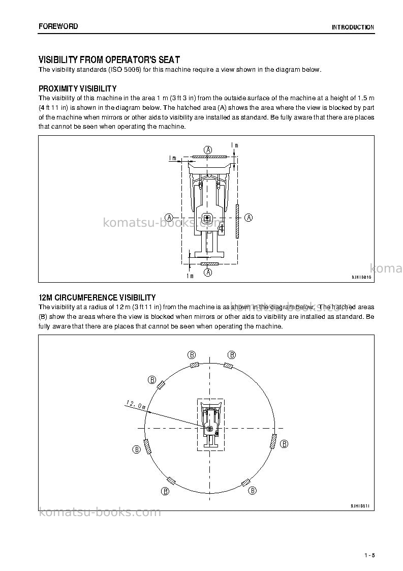 Komatsu d275ax-5jpn-e0 Operation manual cover Page 6 Komatsu d275ax-5jpn-e0 Operation manual cover Page 6