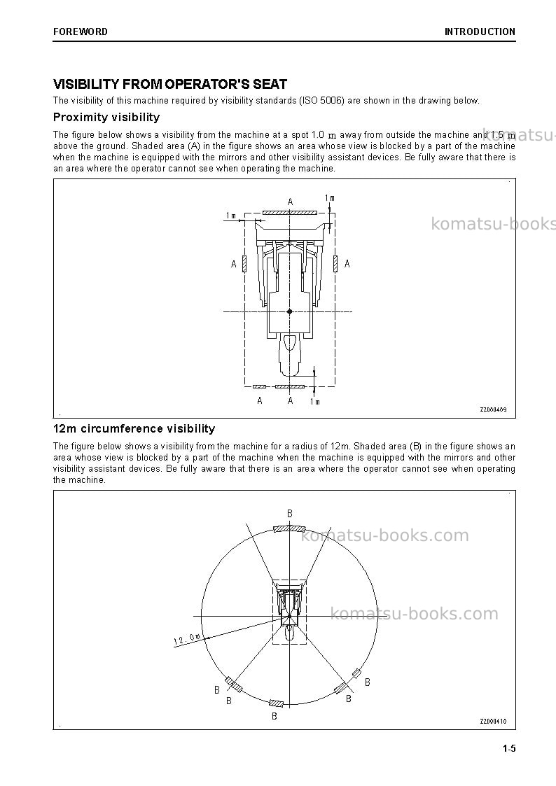 Komatsu d155ax-8jpn Operation manual cover Page 6 Komatsu d155ax-8jpn Operation manual cover Page 6