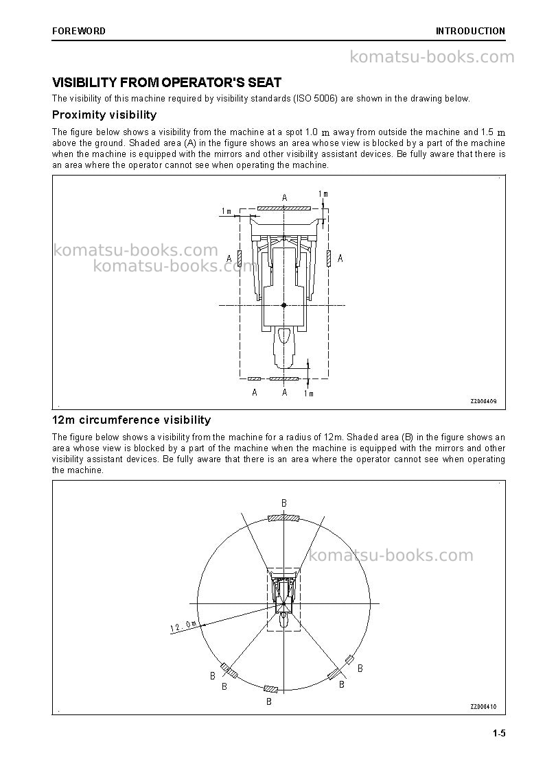 Komatsu d155ax-8jpn Operation manual cover Page 6 Komatsu d155ax-8jpn Operation manual cover Page 6