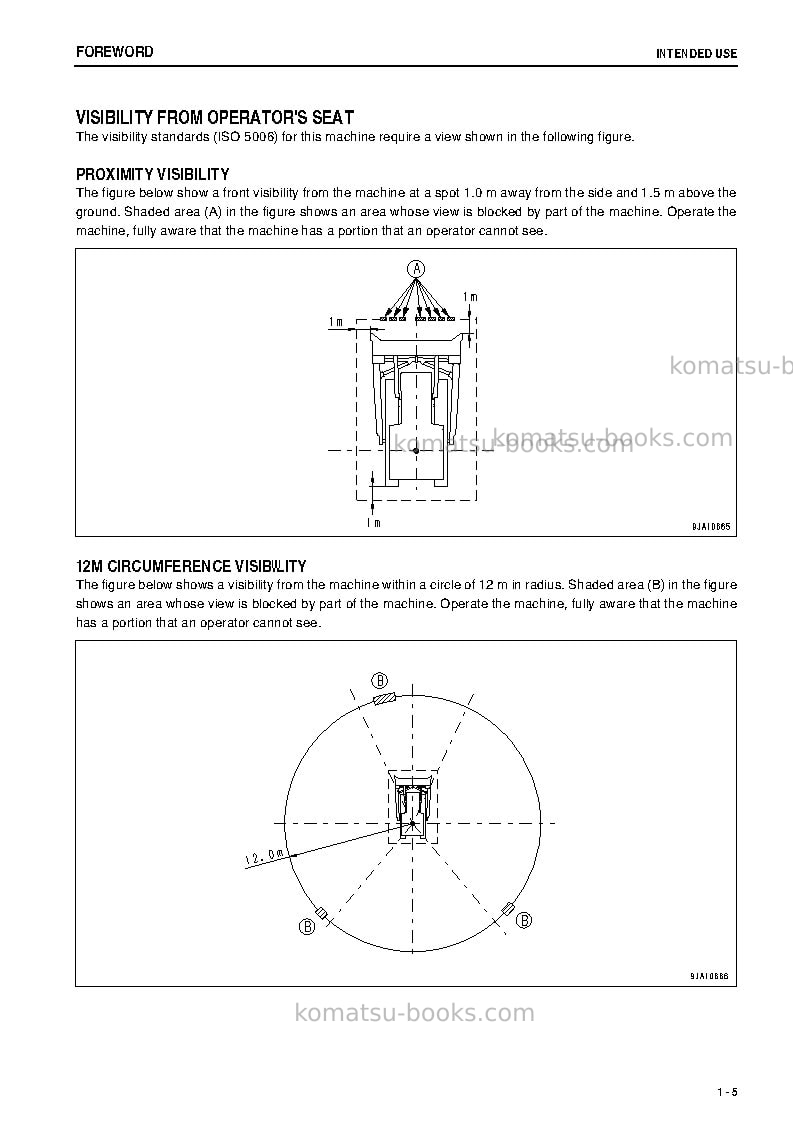 Komatsu d65ex-16jpn Operation manual cover Page 6 Komatsu d65ex-16jpn Operation manual cover Page 6