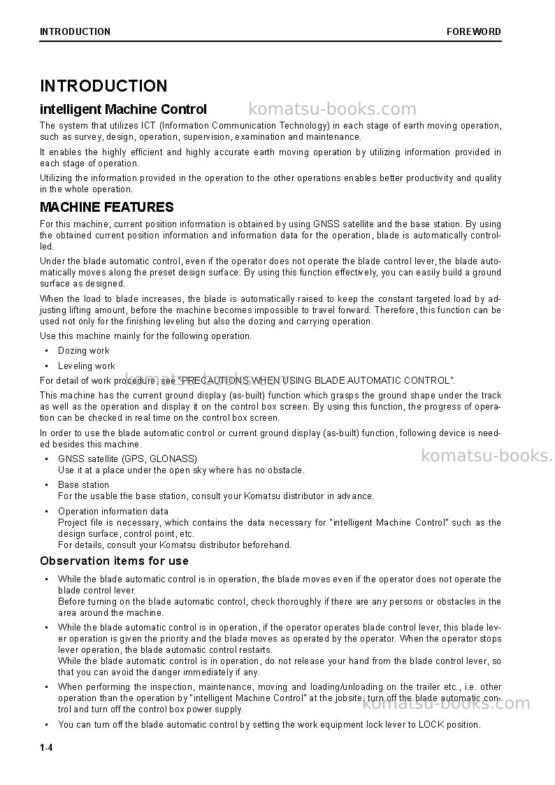 Komatsu d51exi-24jpn Operation manual cover Page 6 Komatsu d51exi-24jpn Operation manual cover Page 6
