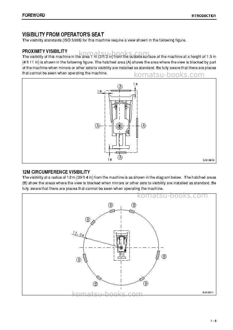 Komatsu d275ax-5jpn-e0 Operation manual cover Page 6 Komatsu d275ax-5jpn-e0 Operation manual cover Page 6