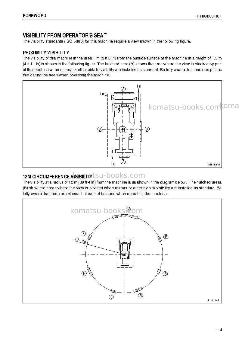 Komatsu d375a-6jpn-r Operation manual cover Page 6 Komatsu d375a-6jpn-r Operation manual cover Page 6
